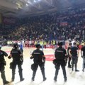 Skandalingas finišas: dėl chuliganų veiksmų „Partizan“ traukiasi iš Serbijos čempionato atkrintamųjų