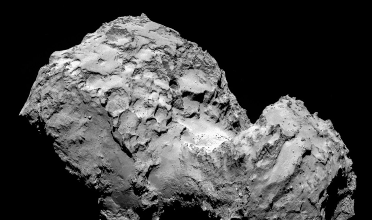 Rugpjūčio 3 d. užfiksuotas Čuriumovo-Gerasimenkos kometos vaizdas iš 285 km nuotolio