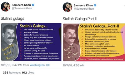 Sammeros Khan įrašai apie Stalino gulagus