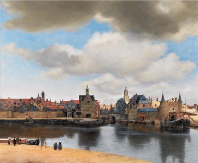 Johaneso Vermejerio „Delfto vaizdas“. Šaltinis: Mauritshuis, The Hague