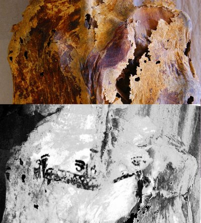 Ištyrę moteriškos lyties egiptiečių mumijas mokslininkai aptiko likusias tatuiruotes. A. Austin nuotr.