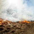 Lietuvoje visą savaitgalį vyks reidai dėl žolės deginimo