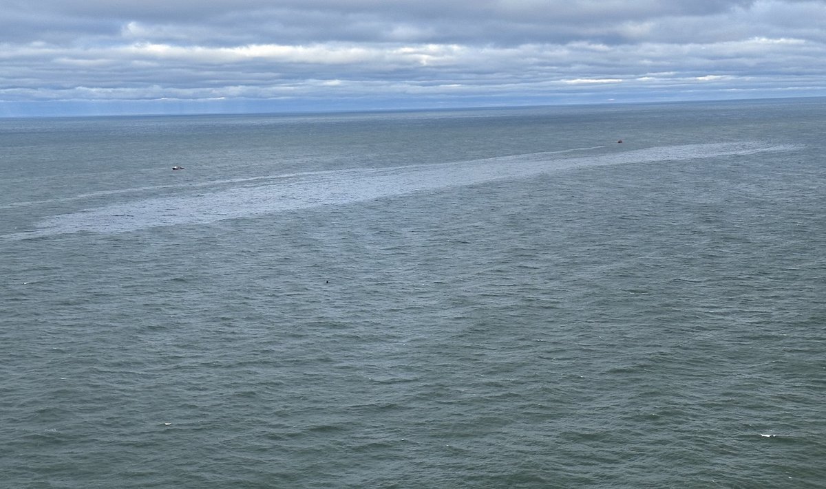 Į Baltijos jūrą išsiliejo 300 litrų naftos