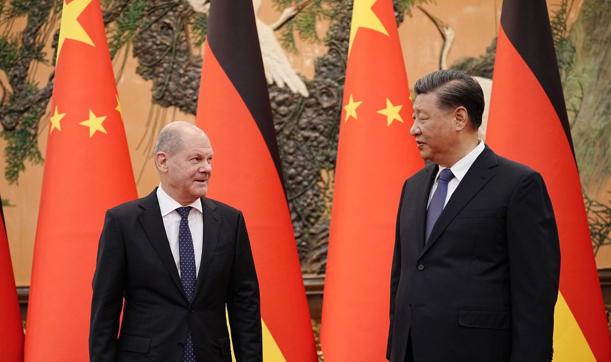 Olafas Scholzas, Xi Jinpingas