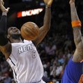 „Knicks“ vyrai net ir be C.Anthony sutriuškino NBA čempionus „Heat“ krepšininkus