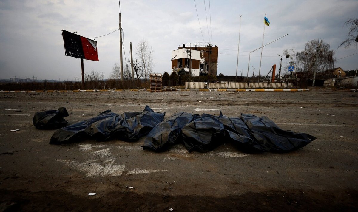 Rusų karo nusikaltimai Ukrainoje. Buča ir Irpinė
