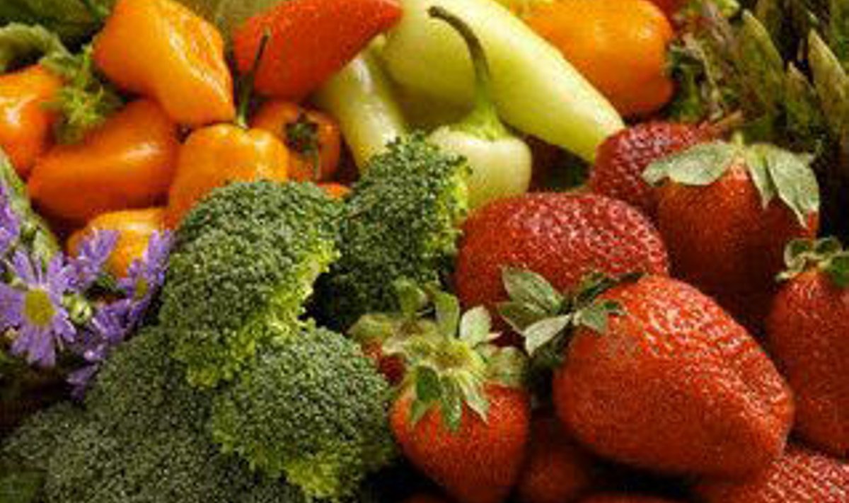 Vaisiai ir daržovės, sveika mityba