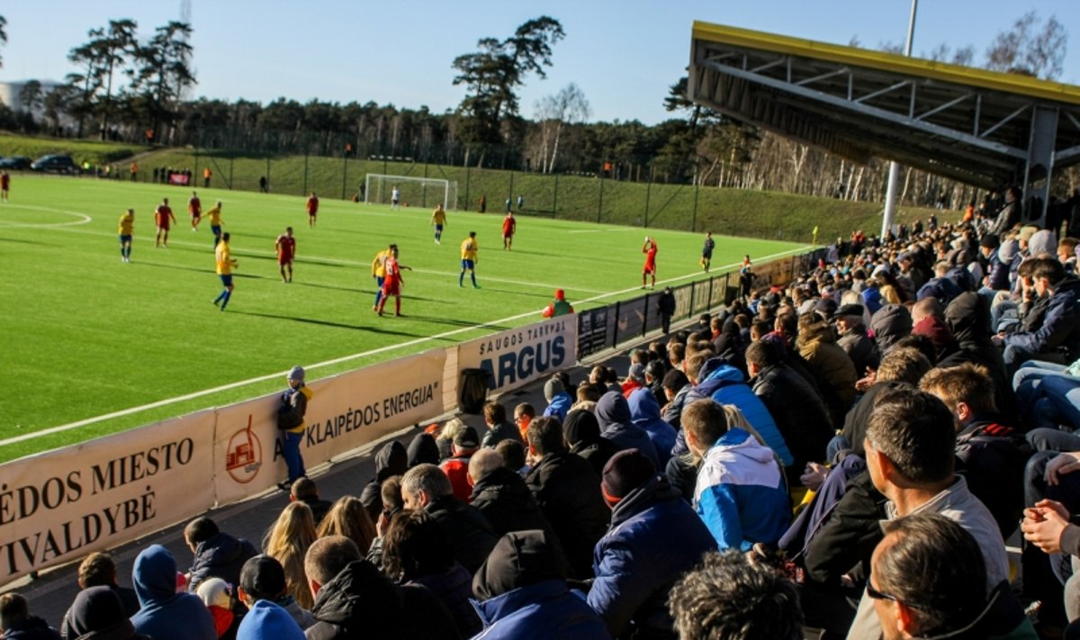 Futbolo rungtynės Klaipėdoje