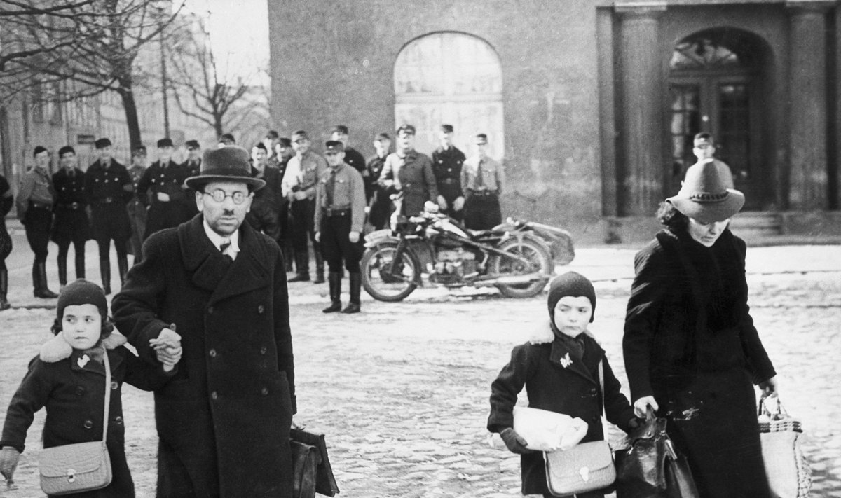 Žydai bėga iš 1939 m. Vokietijos prisijungto Klaipėdos krašto 