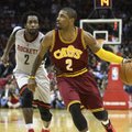 „Rockets“ be D. Motiejūno neatsilaikė prieš K. Irvingo vedamą „Cavaliers“ ekipą