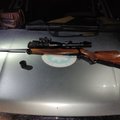 Policija konfiskavo šautuvą ir pistoletą