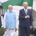 [Delfi trumpai] Per susitikimą su Indijos premjeru Bidenas „supainiojo“ himnus (video)