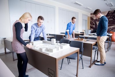 KTU Statybos ir architektūros studentai