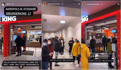 Influencerių "Burger King" reklama papiktino internautus