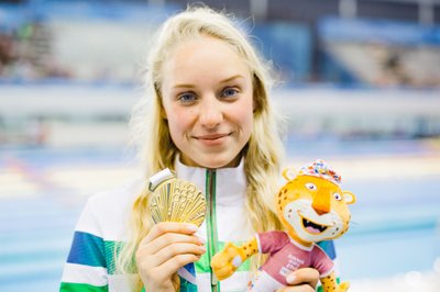 Agnė Šeleikaitė laimėjo jaunimo olimpiados auksą / FOTO: Kipras Štreimikis