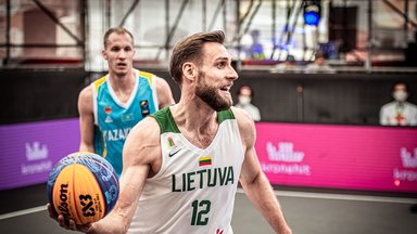 Lietuvos vyrų 3x3 krepšinio rinktinė olimpinę atranką pradėjo pergalingai