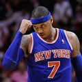 NBA lygoje C.Anthony 50 pelnytų taškų lėmė „Knicks“ klubo pergalę