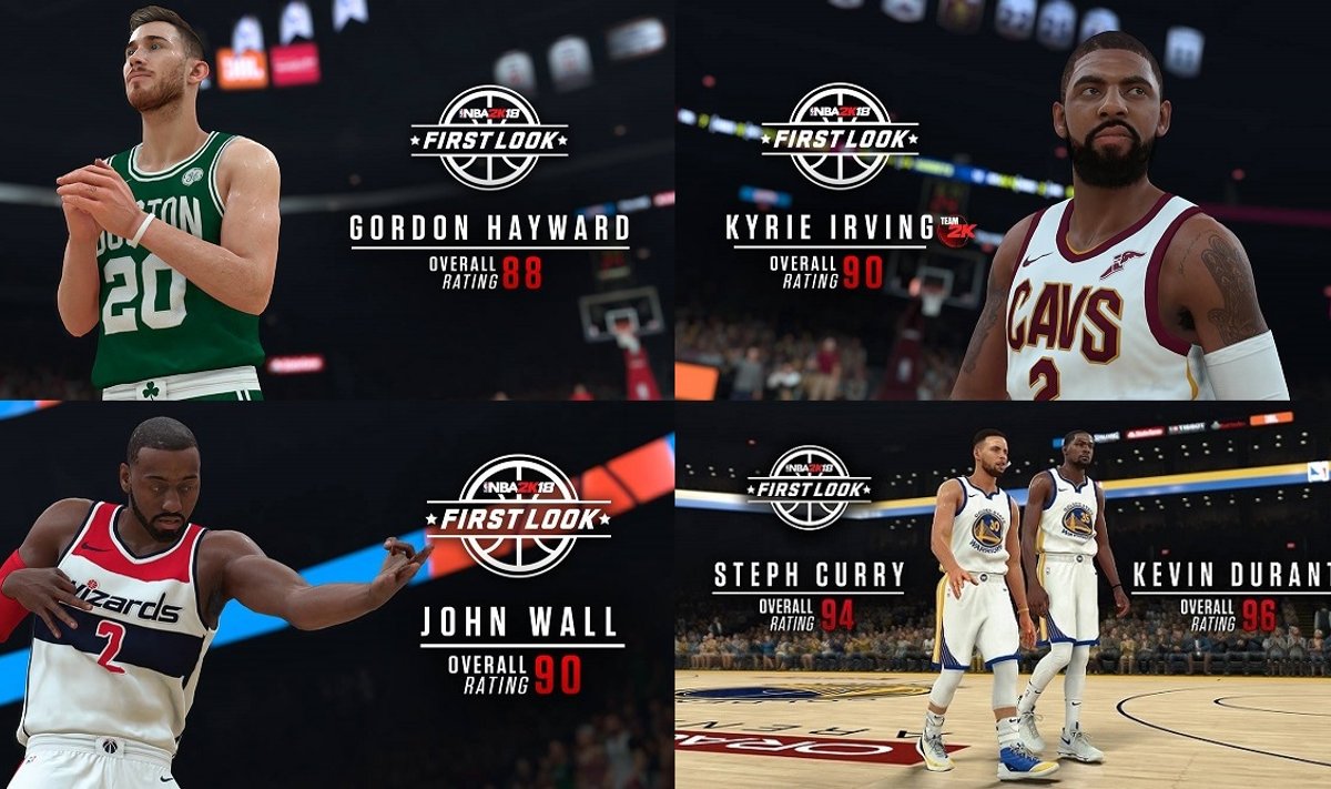 NBA žvaigždžių reitingai vaizdo žaidime