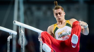 Gimnastai Tvorogalas ir Kuzmickas Egipte iškovojo visų spalvų medalius