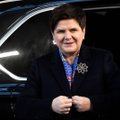 Lenkijos buvusi premjerė gavo baudą už eismo įvykio sukėlimą