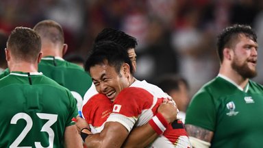 Sensacija pasaulio regbio čempionate: japonai parklupdė Airijos rinktinę