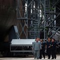 Šiaurės Korėjos lyderis apžiūrėjo naują povandeninį laivą