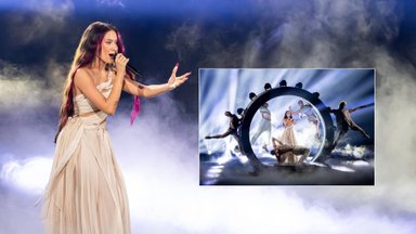 Ant „Eurovizijos“ scenos užlipusi Izraelio atstovė sulaukė ne tik palaikymo: kai kurie žiūrovai nušvilpė