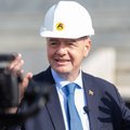 Kaune viešėjusiam FIFA vadovui aprodytas kylantis stadionas: bus atidarytas kitą vasarą