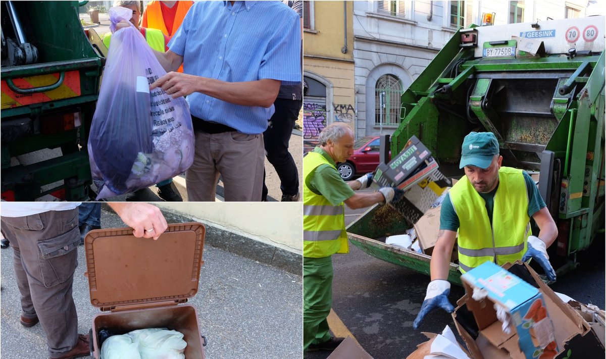 Atskiras atliekų surinkimas Š. Italijoje