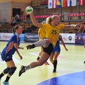 Lietuvos merginų rankinio rinktinė iškovojo pirmą pergalę Europos čempionate