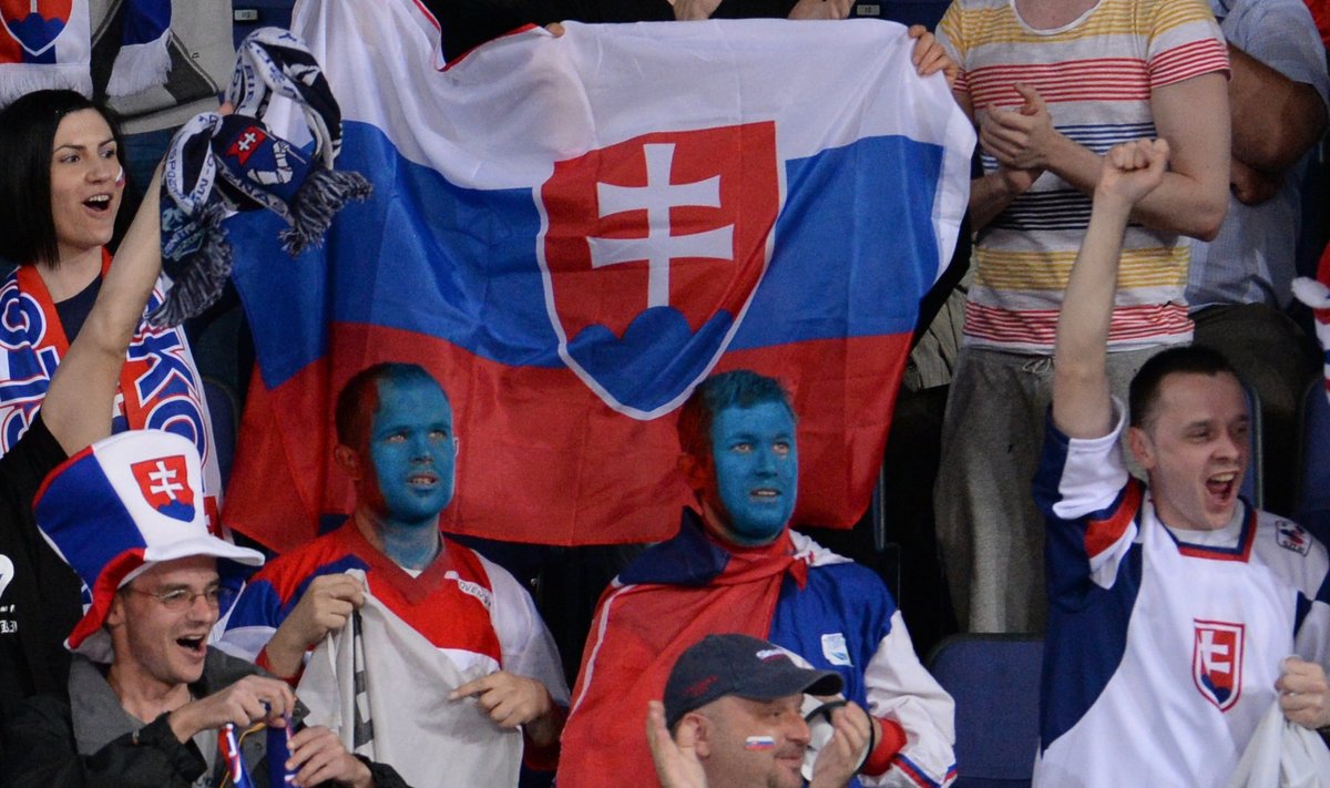 Slovakijos rinktinės fanai