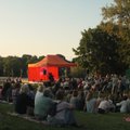 Anykščiuose nuskambėjo pirmieji Nacionalinio bardų festivalio „Purpurinis vakaras“ akordai