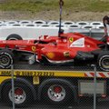 Pirmose Vokietijos GP treniruotėse - „Mercedes“ pilotų dominavimas ir F. Alonso nesėkmė