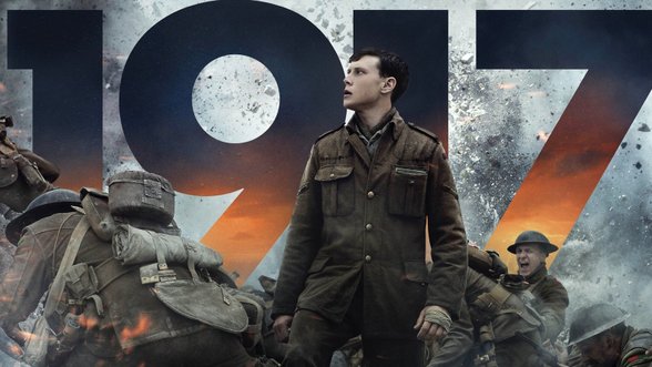 Dramos „1917“ recenzija: geriausias Pirmojo pasaulinio karo temos filmas nuo 1957 metų