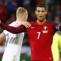 Įsižeidęs C. Ronaldo kirto islandams: jie džiaugėsi taip, lyg būtų laimėję Euro 2016