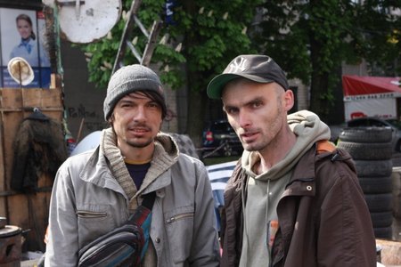 Maidano muziejaus įkūrėjai: Michailo (kairėje) ir Dmitro