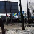 Charkove nugriaudėjo sprogimas civilių eisenoje, yra žuvusių