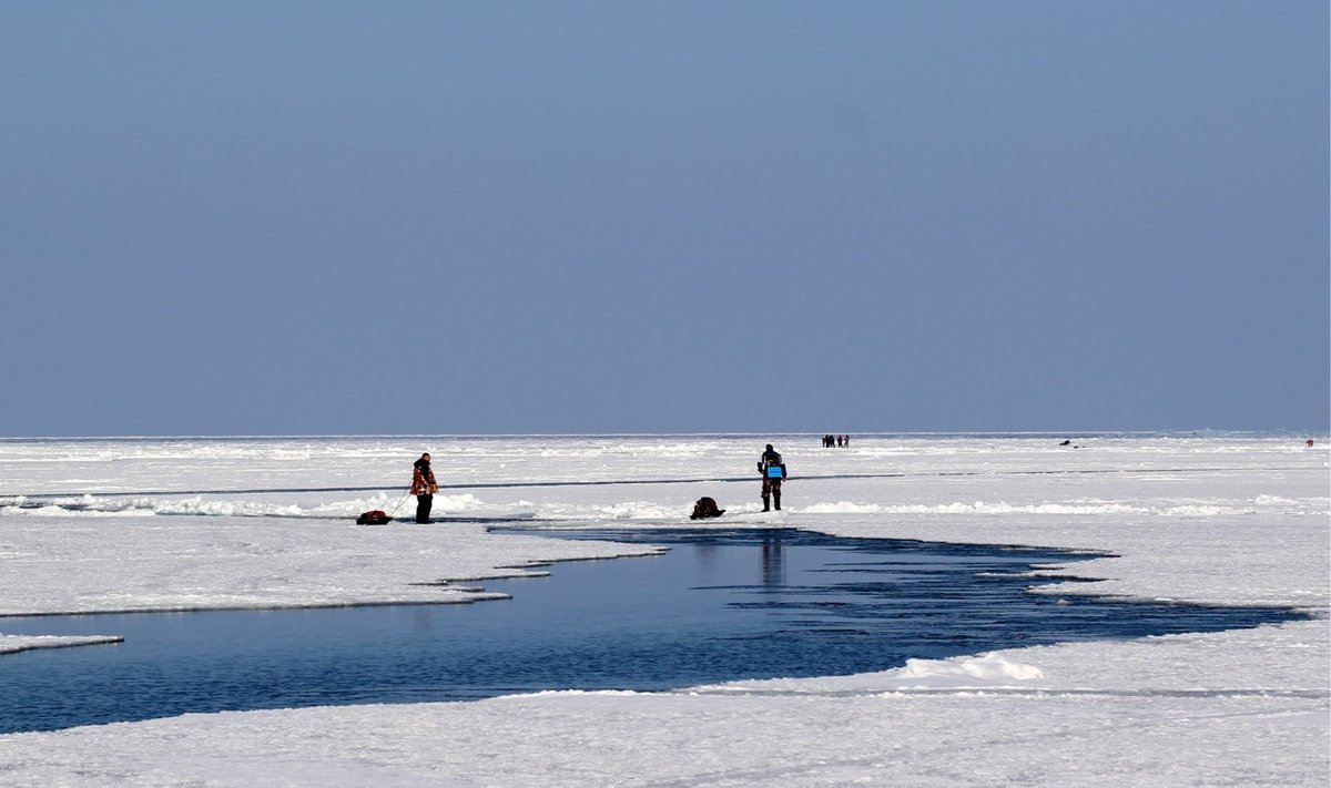 Žvejai prie Sachalino salos