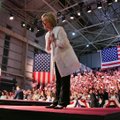 Hillary Clinton džiaugiasi istorine pergale