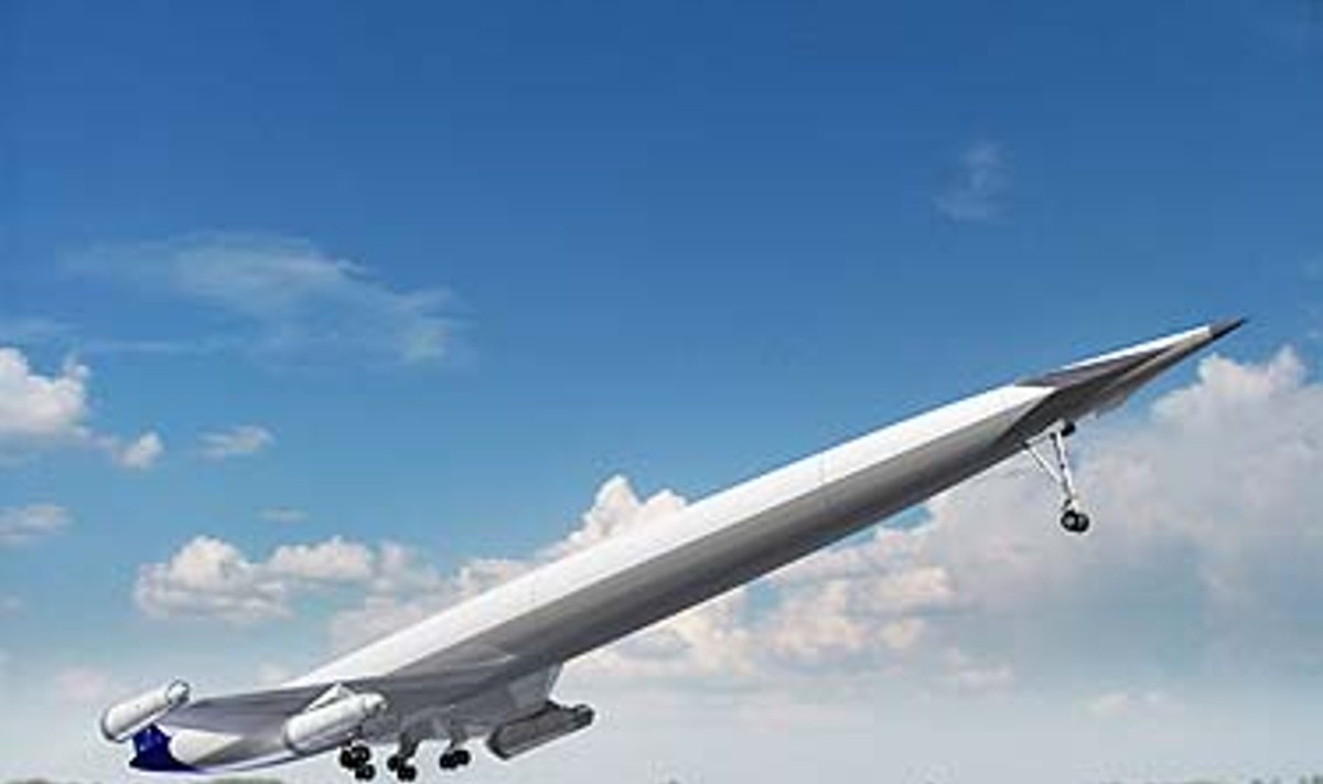 Didžiosios Britanijos įmonė kuria viršgarsinį keleivinį superlėktuvą