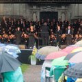 Baigiamasis Pažaislio festivalio koncertas: lietus lankytojų neišbaidė