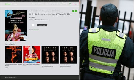 Policija sustabdė prekybą tariamais bilietais į pasaulinio lygio atlikėjų koncertus