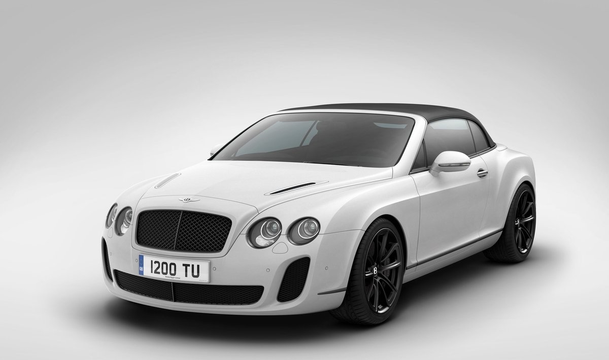 Bentley Supersports 'Ice Speed Record' Convertible