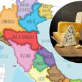 Italijos sūrių atlasas: 20 regionų – 20 skirtingų skonių