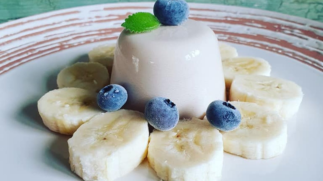 Saulėgrąžų panna cotta