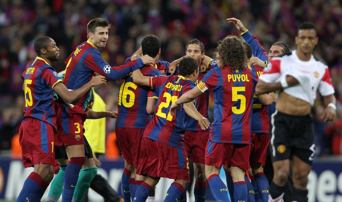 "Barcelona" klubo triumfas Čempionų lygos turnyro finale