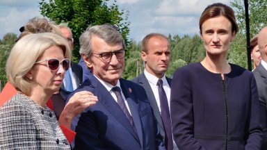 Europos Parlamento pirmininkas Sassoli lankosi Medininkų pasienyje: už šios sienos žudoma laisvė