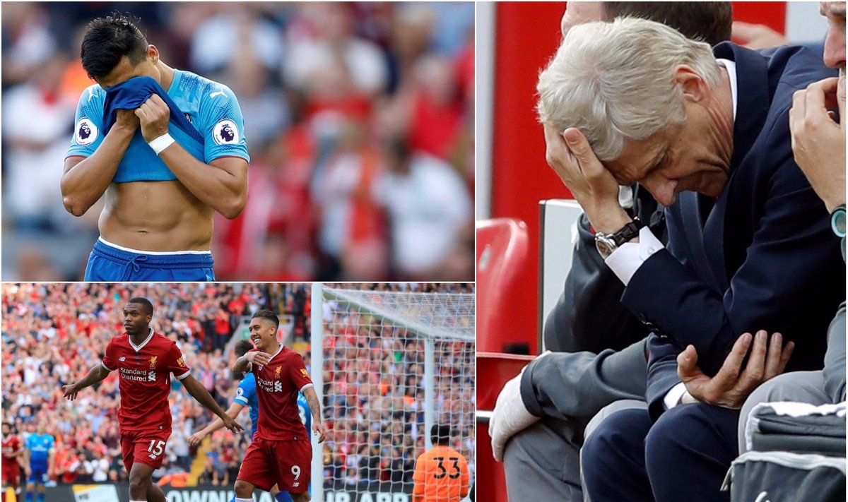 Arsenal neturėjo jokių šansų Liverpulyje (AP ir Reuters nuotr.)
