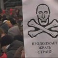 Per opozicijos mitingą Rusijoje sulaikyti protesto lyderiai