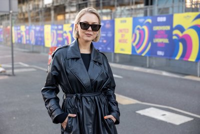 Monika Linkytė atvyko stebėti pirmojo „Eurovizijos“ pusfinalio